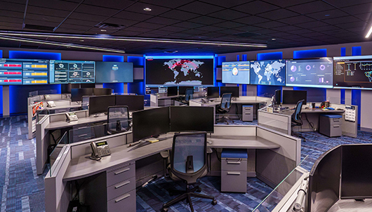 Image of a Security Operations Center 